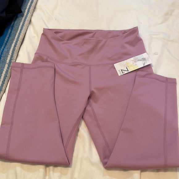 NWT Z by Zella High Waist Daily Crop Pink Chateau size Medium - Picture 4 of 6